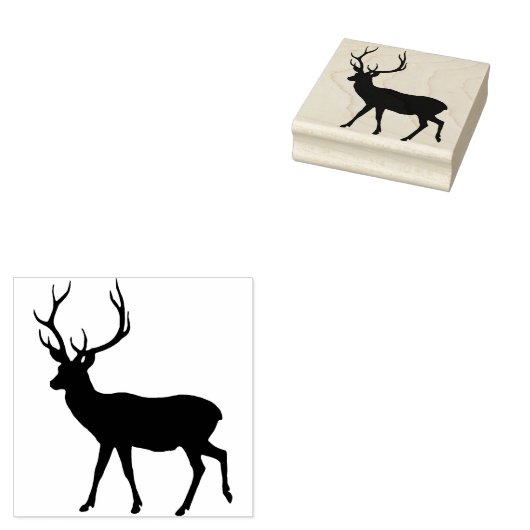 Deer Rubberstempel (Gestempeld)