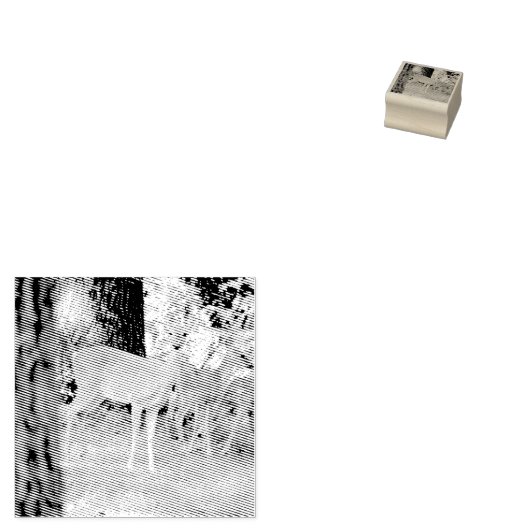 Deer Rubberstempel (Gestempeld)