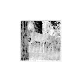 Deer Rubberstempel (Afrduk)