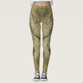 Deer Sacred Geometry Digital Art Leggings (Voorkant)