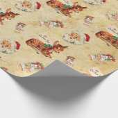 Deer Santa 2 Cadeaupapier (Hoek)