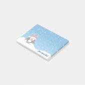 Deer Santa Owl Post-it® Notes (Schuin)