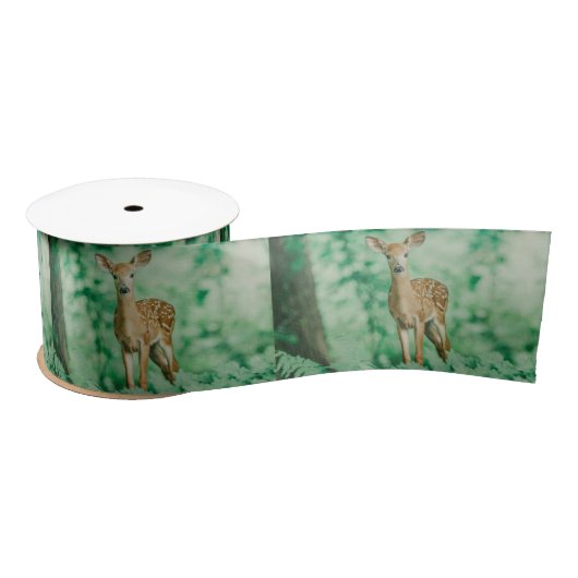 Deer Satijnen Lint (Spoel)