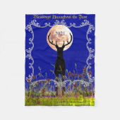 Deer Season 2022 Fun  Fleece Deken (Voorkant)
