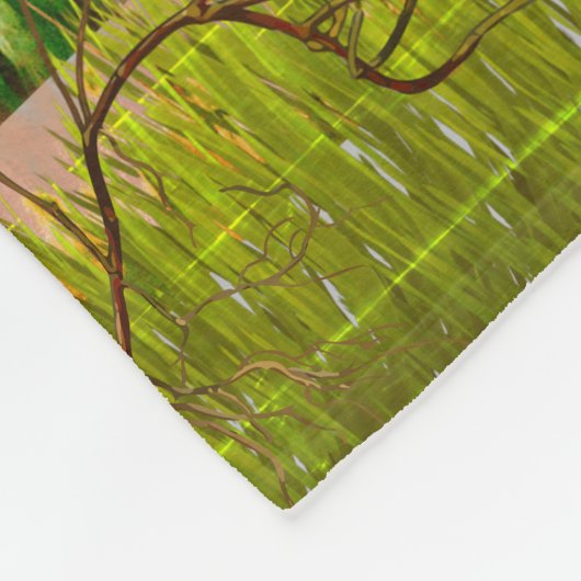 Deer Season Cabin 2022 Throw Fleece Deken (Hoek)