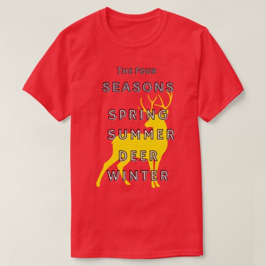 Deer Season T-shirt (Design voorkant)