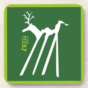 DEER SHADOW PIXELAT VAN MASANSER BIER ONDERZETTER