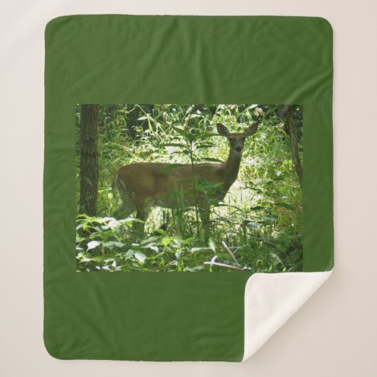 Deer Sherpa Blanket Deken (Voorkant)