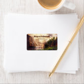 Deer Sierra Mountains 1868  Art Address Etiket (Insitu)