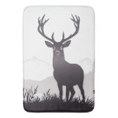 Deer silhouette badmat (Voorkant Verticaal)