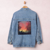 Deer Silhouette Denim Jacket (Hangar)