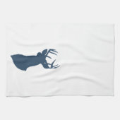 Deer Silhouette Kitchen Towel | {marine} Theedoek (Horizontaal)