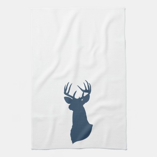 Deer Silhouette Kitchen Towel | {marine} Theedoek (Verticaal)