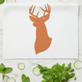 Deer Silhouette Kitchen Towel | {Oranje} Theedoek (Gevouwen)