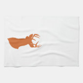 Deer Silhouette Kitchen Towel | {Oranje} Theedoek (Horizontaal)