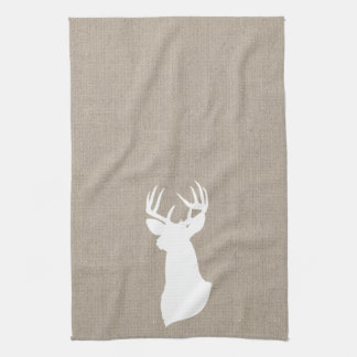 Deer Silhouette Kitchen Towel | {Wit & Burlap} Theedoek