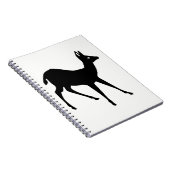 Deer Silhouette Notitieboek (Rechterzijde)