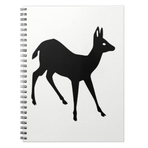 Deer Silhouette Notitieboek