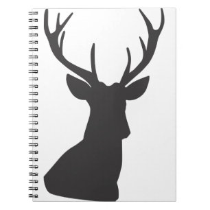 Deer Silhouette Silhouette Animal Wild Notitieboek