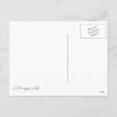 Deer silhouette Simple abstract Winter Cute Pastel Feestdagenkaart (Achterkant)