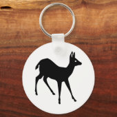 Deer Silhouette Sleutelhanger (Voorkant)