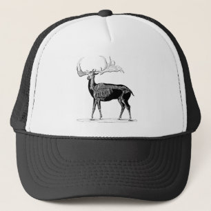 Deer skeleton trucker pet