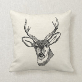 Deer Sketch Kussen