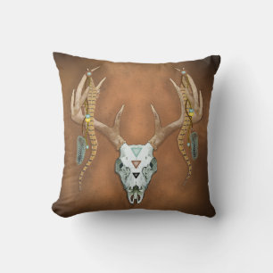 Deer Skull Antlers  Kussen