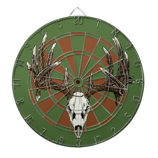 Deer skull dartbord (Voorkant)