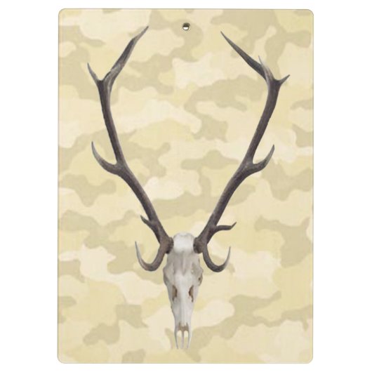 Deer Skull-klembord Klembord (Achterkant)