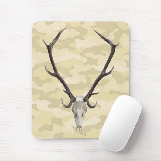 Deer Skull-Muismat Muismat (Met muis)