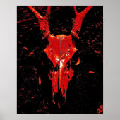 Deer Skull Poster (Voorkant)