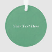 Deer Snow Winter Scene Pine Tree Ornament (achterkant)