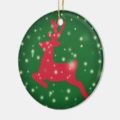 Deer, Snowflakes Ornament (Links)