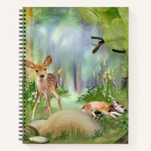 Deer Spiral Notebook Journal Diary Notitieboek