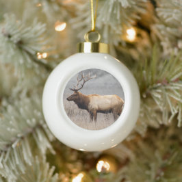 Deer Stag Animals Wildlife Natuur Buck Keramische Bal Ornament