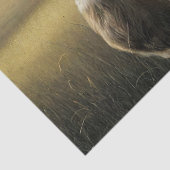 Deer Stag in het veld Grass Decoupage Tissuepapier (Detail)