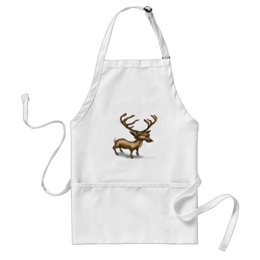 Deer Standaard Schort (Voorkant)