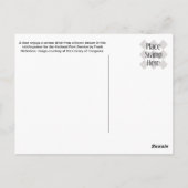 Deer & Stream Briefkaart (Achterkant)