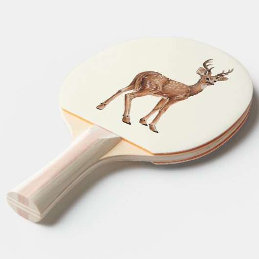 Deer Tafeltennisbatje (Voorkant Gekanteld)