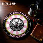 Deer Target Forest-illustraties Dartbord