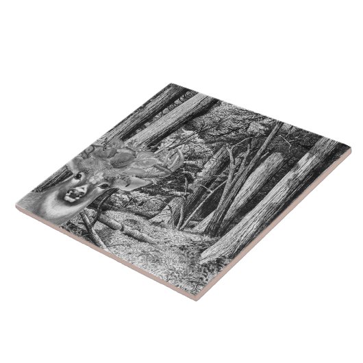 Deer Tegeltje (Zijkant)