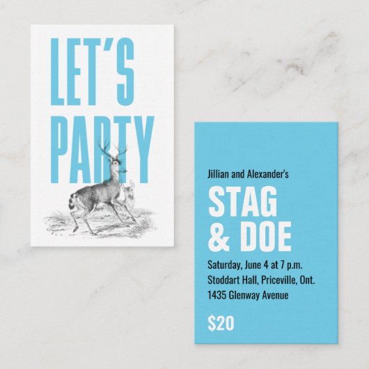  Deer Ticket (Voorkant / Achterkant)