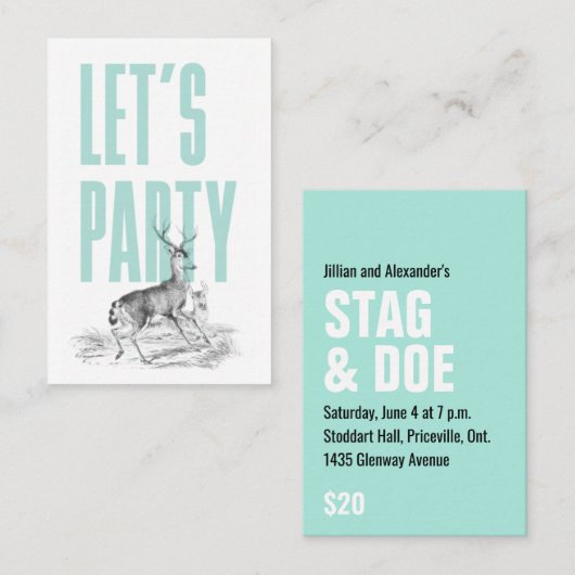 Deer Ticket (Voorkant / Achterkant)