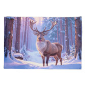 Deer To Santa's Heart - Reindeer Kussensloop (Achterkant)