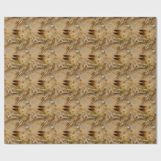 Deer Track Cadeaupapier (Vlak)
