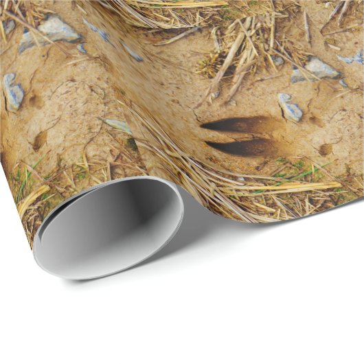 Deer Track Cadeaupapier (Rol Hoek)