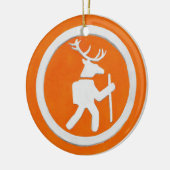 Deer Trail Marker Keramisch Ornament (Links)