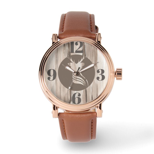 Deer Trails Horloge (Voorkant)
