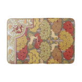 Deer &Tree Squirrel Bird Rowan Berries Art Nouveau Badmat (Voorkant)